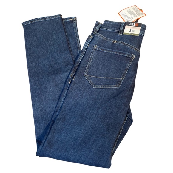 5.11 Tactical NWT Women’s BRITTA SKINNY DENIM JEAN Size 8 Long - Picture 3 of 14